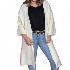 NEW HEATHMOOR knit cardigan sweater in cream